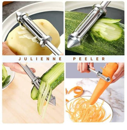 Multifunctional Stainless-Steel Peeler