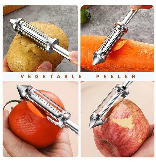 Multifunctional Stainless-Steel Peeler